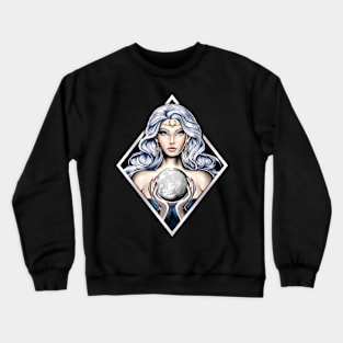 Greek Moon Goddess Nyx Crewneck Sweatshirt